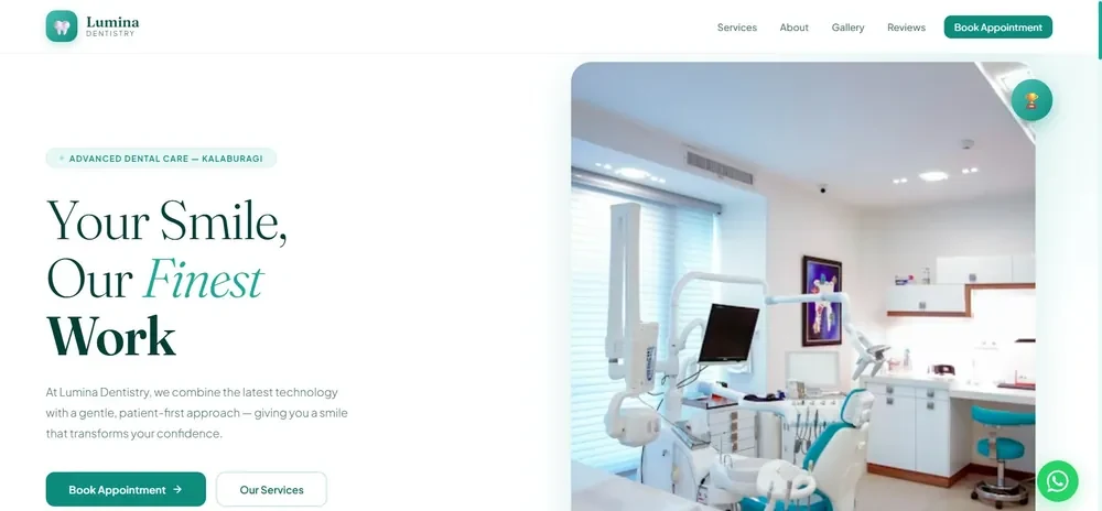 Lumina Dental website